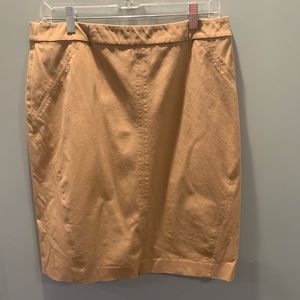 Khaki Ann Taylor Skirt